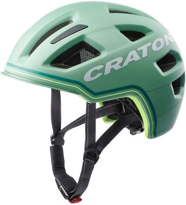 Велошолом Cratoni C-Pure зелений матовий 54-58 см для підлітків і дорослих MTB BMX City Cross