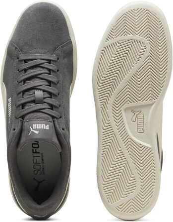 Кросівки Puma Smash V2 Low-Top унісекс, темно-сірі з білим (Cool Dark Gray Warm White), розмір 44 EU