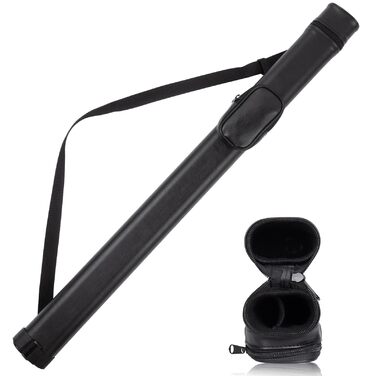 Чохол для бильярду з 2 отворами для кия Pool, з кишенею та регульованим ременем, чорний