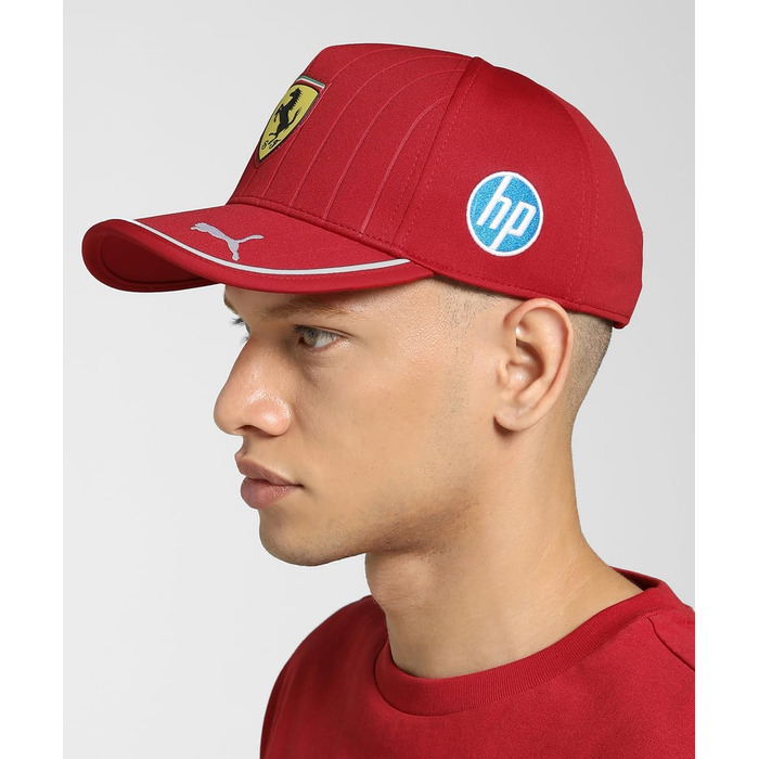 Кепка PUMA Scuderia Ferrari F1 2025 Lewis Hamilton червона, універсальний розмір
