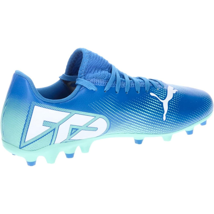 Дитячі футбольні черевики PUMA Unisex, розмір 32.5 EU, кольори Hyperlink Blue/Mint/Puma White