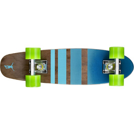 Скейтборд Ridge Maple Holz Mini Cruiser Number Three, зелений, 22 дюйми