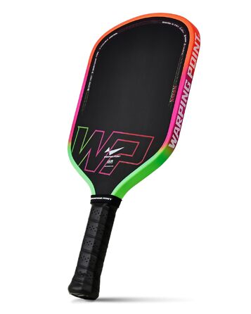 Ракетка для піклболу Warping Point Neon Gen 3, вуглецеве волокно T700, 16 мм EdgeFusion Core, термоформована, UPA-схвалена, для гравців рівня 3.5–4.0, градієнт (зелений, фіолетовий, помаранчевий)