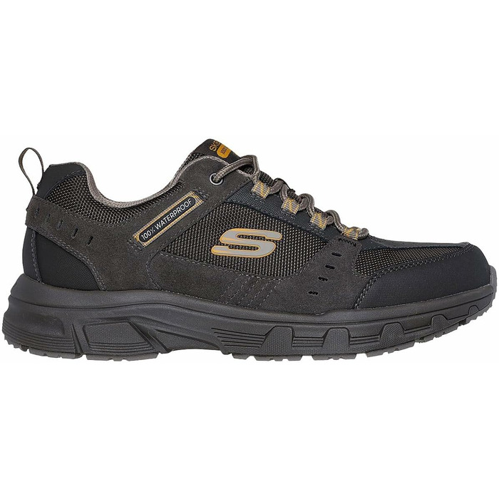 Чоловічі кросівки Skechers Oak Canyon Consistent Winne з технологією Hands Free, розмір 42.5 EU, штучний нубук, коричневий декор