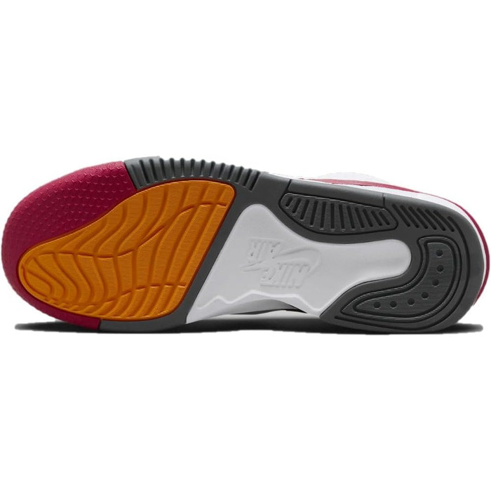 Кросівки Nike Jordan Max Aura 5 для баскетболу, 44.5 EU, білий, помаранчевий, кардинал