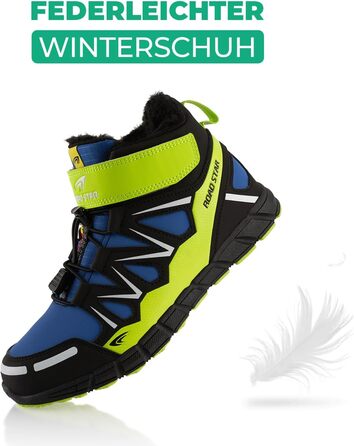 Черевики для ходьби жіночі та чоловічі, зимові, з підкладкою, розмір 44 EU, зелено-блакитні