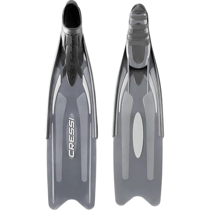 Довгі ласти Cressi Gara LD Silver 44/45 для фрідайвінгу та апное, професійні, висока продуктивність