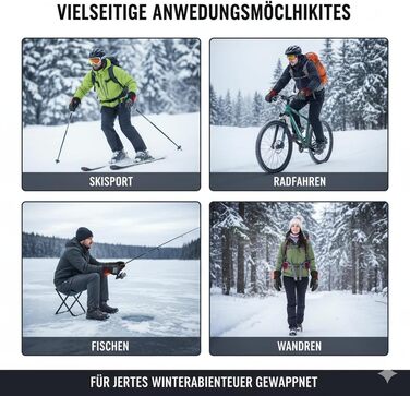 Обогревні рукавиці для жінок та чоловіків, 7.4V 3000mAh, 3 температурні режими, водонепроникні рукавиці з підтримкою сенсорного екрану для катання на лижах, мотоциклі, піших прогулянок, полювання, колір: чорний