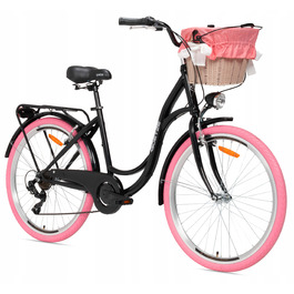 Жіночий міський велосипед Goetze 26 LEKKI DAMKA SHIMANO з кошиком