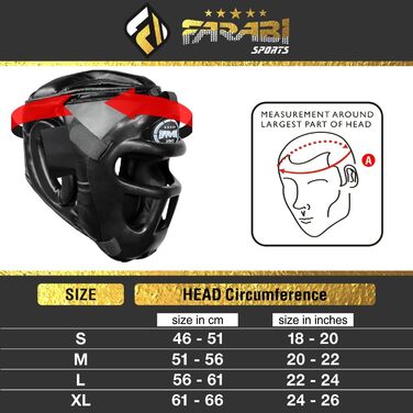 Захист голови 2-в-1 - Регульований шолом для бойових мистецтв з знімною сіткою для обличчя, повний захист обличчя. Підходить для ММА, муай-тай, кікбоксингу, спарингу. Чоловічий та жіночий, XL, чорний