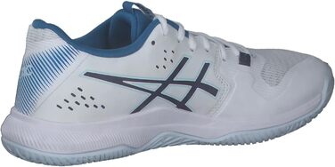 Жіноче спортивне взуття ASICS Gel-Tactic для гандболу, блакитно-біле, 400 (37 EU, White Indigo Blue)