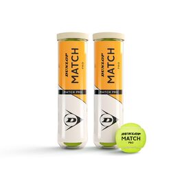 М'яч для тенісу Dunlop Match Pro для ґрунту, хард-корту та газону - Amazon Exclusive, 2x4 шт.