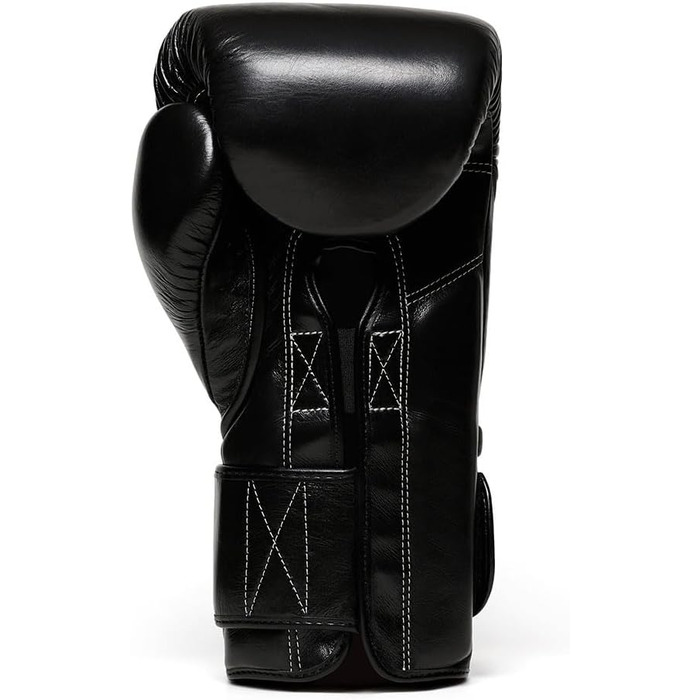 Боксерські рукавички Flow Challenge з натуральної шкіри для спарингу та тренувань, Муай Тай, кікбоксинг, ММА, бойові мистецтва, чоловічі та жіночі, чорні, 12 oz