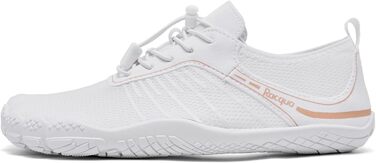 Водні черевики Raqua для плавання та відпочинку на пляжі - антиковзаючі, швидковисихаючі, білі, 39 EU (Wz1112)