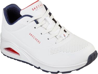 Кросівки жіночі Skechers Summits 12980W Wide White/Navy/Red (40 EU) - Зручне взуття для міста