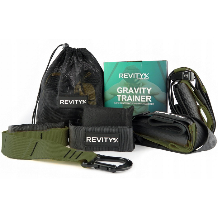 Тренувальна стрічка Revity Gravity Trainer 280 см, 1-160 кг, багатоколірна
