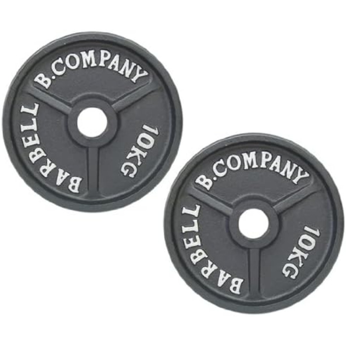 Професійні олімпійські диски Profi Olympia 50/51 мм, 2×10 кг, чавунні