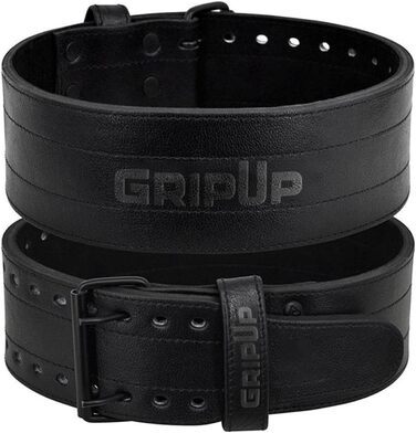 Пояс для важкої атлетики GripUp 10 мм, з натуральної шкіри, 4
