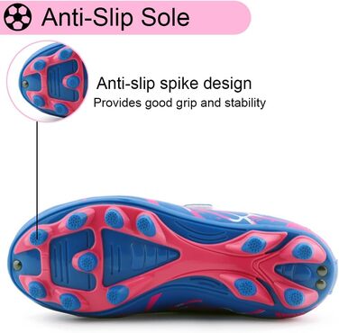 Дитячі футбольні бутси для хлопчиків та дівчаток, унісекс, рожеві, 28-37 EU