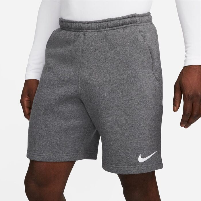 Чоловічі футбольні шорти Nike Park 20 Fleece, сірі (Charcoal Heather), розмір XL