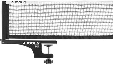 Сітка для настільного тенісу JOOLA Easy-Indoor, регульована, чорна, 183×15,25 см, для аматорського спорту