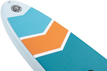 MOAI 9'5'' Надувна SUP дошка для веслування стоячи, преміум-комплект: весло з фіброволокна, сумка, насос, плавник