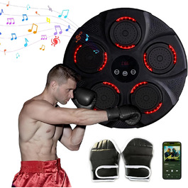 Електронна музична бокс-машина з Bluetooth, настінна, портативна, з боксерськими рукавичками для сімейних розваг та зняття стресу