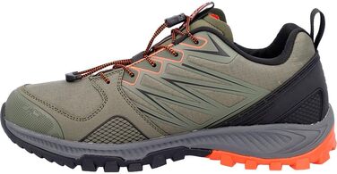 Чоловічі трекінгові кросівки CMP Atik WP для трейлраннінгу (44 EU, Оливково-помаранчевий)