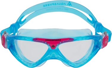 Дитяча маска для плавання Aqua Sphere Vista JR, бірюзово-рожева, універсальний розмір