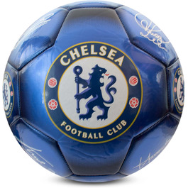 Офіційний футбольний м'яч Chelsea FC Hy-Pro, металевий, розмір 5, для тренувань та матчів, колекційний, для дітей і дорослих