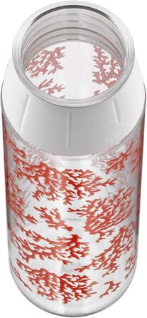 Alfi пляшка для води Tritan 700 мл, BPA Free, кор coral, герметична, для газованої води, для школи, спорту, походів, посудомийна машина