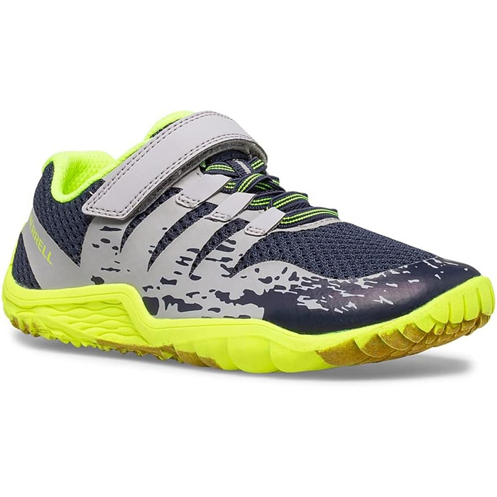 Кросівки Merrell Trail Glove 5 A/C для занять спортом (38 EU, сірий, темно-синій, лимонний)