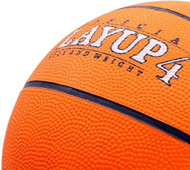 Дитячий баскетбольний м'яч meteor Layup Mini для дітей 4-8 років, розмір #4, помаранчевий