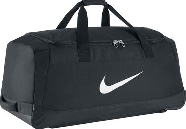 Сумка Nike Club Team Swoosh BA5199-010, ролер, спортивна, чорна/біла, 120 л, 82x35x38 см