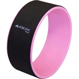 Йога-ролик Mobiclinic Yoga Rad 30x13 см, антиковзкий, європейський бренд, для гнучкості та витривалості, рожевий, легкий у догляді, багатофункціональний