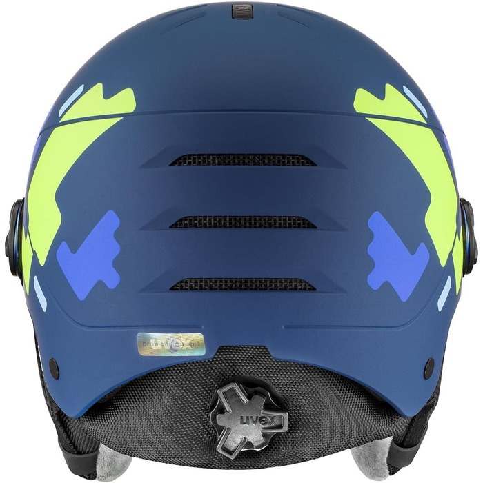 Шолом для дітей uvex Rocket jr Visor Single, синій матовий, 54-58 см