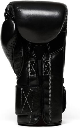 Боксерські рукавички Flow Challenge з натуральної шкіри для спарингу та тренувань, Муай Тай, кікбоксинг, ММА, бойові мистецтва, чоловічі та жіночі, чорні, 12 oz