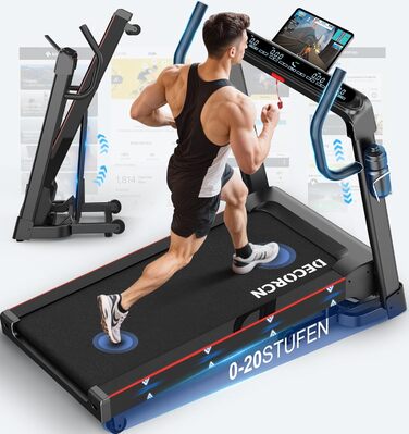 Біговий тренажер Profi G Series 7-1: складаний, з нахилом, тихий мотор, WiFi, Bluetooth, APP, німецька якість, сертифікат TÜV