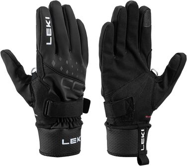 Рукавички LEKI CC Shark 8 чорні для бігу на лижах