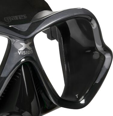 Дайвінгова маска Mares X-Vision, універсальний розмір, синьо-біла