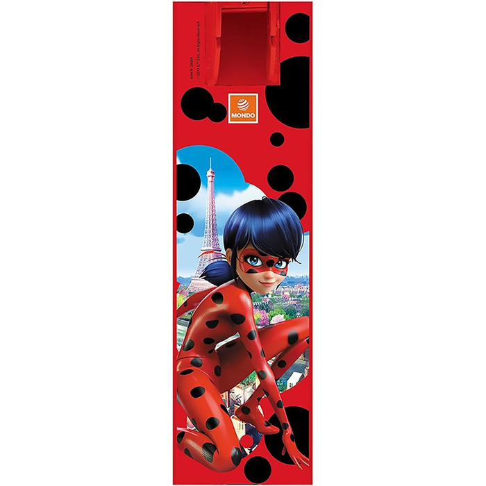 Дитячий алюмінієвий самокат Mondo MIRACULOUS, регульований кермо, 2 колеса