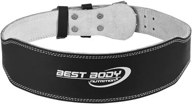Пояс для важкої атлетики Best Body Nutrition XXL, шкіряний для пауерліфтингу