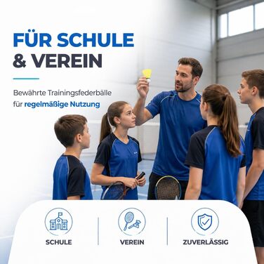 Волани для бадмінтону Yonex 36шт - тренувальні та змагальні, для гри в залі та на вулиці