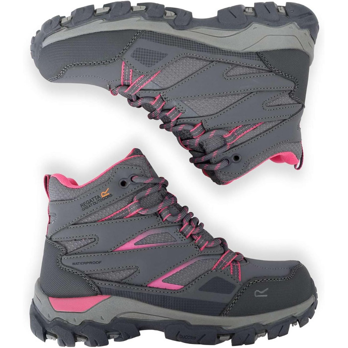 Дитячі черевики Regatta Holcombe III для ходьби, 32 EU, сталевий колір