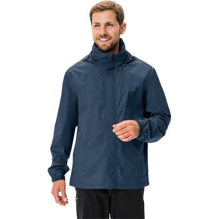 Чоловіча легка вітро- та водонепроникна куртка VAUDE Escape Light Jacket, дихаюча, колір Dark Sea Uni, розмір L