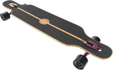 Лонгборд JUCKER HAWAII HOKU V2 Precision Flex 1 Neochrome — скейтборд із бамбука, клену та скловолокна, обмежена серія, 2 рівні жорсткості, лімітований дизайн