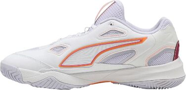 Кросівки PUMA Solarstrike W+ 4Hallenturnschuh, 42.5 EU, Puma White, Heat Fire, Lilac Crush Berry