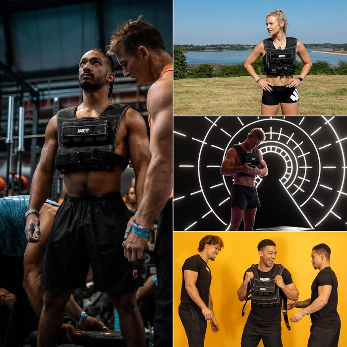Утяжелитель Gravity Fitness 20/30 кг – регульований жилет для фітнесу, кросфіту, силових тренувань (10 кг)