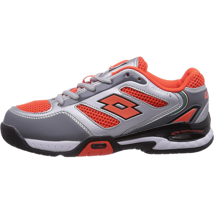 Дитячі тенісні кросівки Lotto Sport RAPTOR EVO JR (30 EU) – кольорові, червоно-срібні
