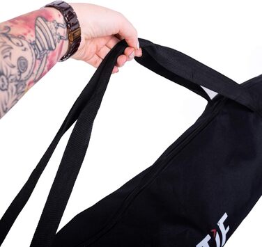 Набір для перевезення лиж та черевиків Skitasche: водонепроникний мішок для лиж до 175 см та сумка для черевиків | Чорний